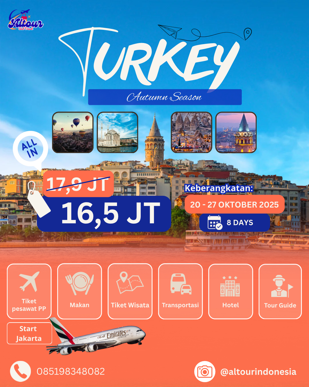 Altour Indonesia, Turki